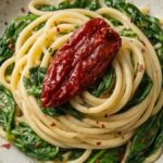 pasta con spinaci