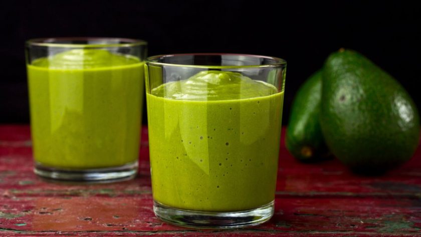 mousse di avocado e nergi