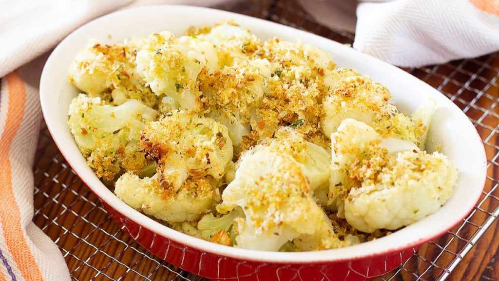 cavolfiore gratinato in friggitrice ad aria
