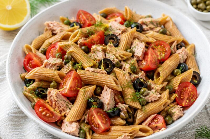 insalata di pasta e tonno