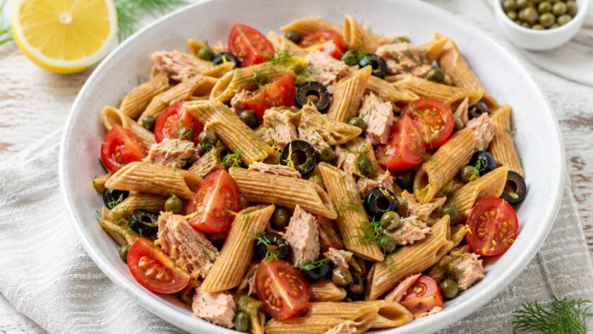 insalata di pasta e tonno