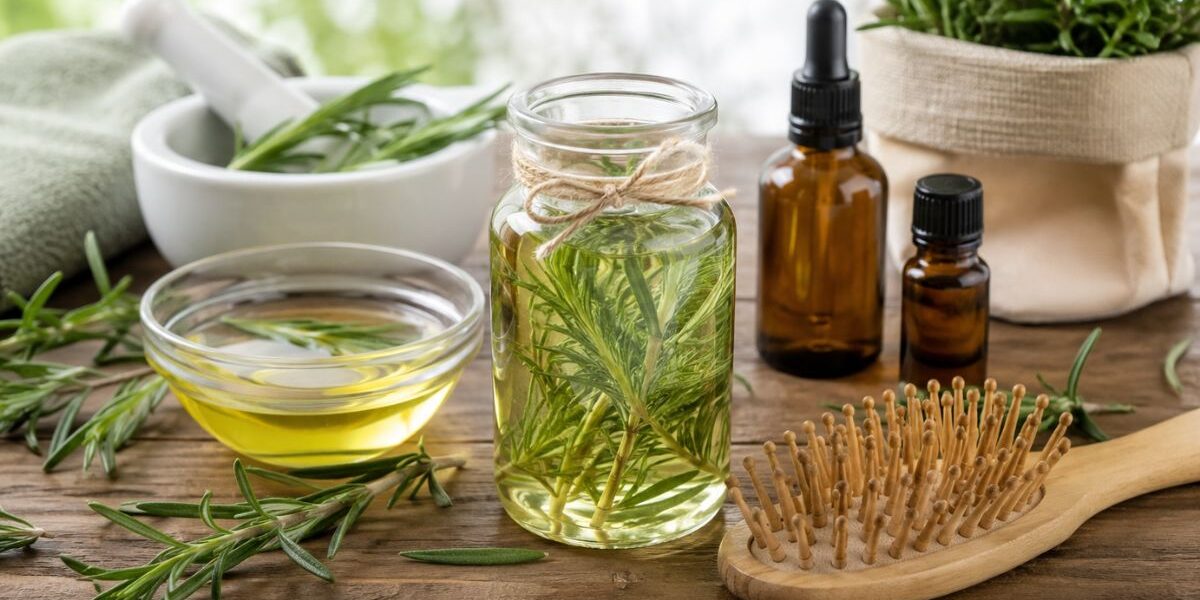 rosmarino per capelli forti e lucenti
