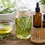 rosmarino per capelli forti e lucenti
