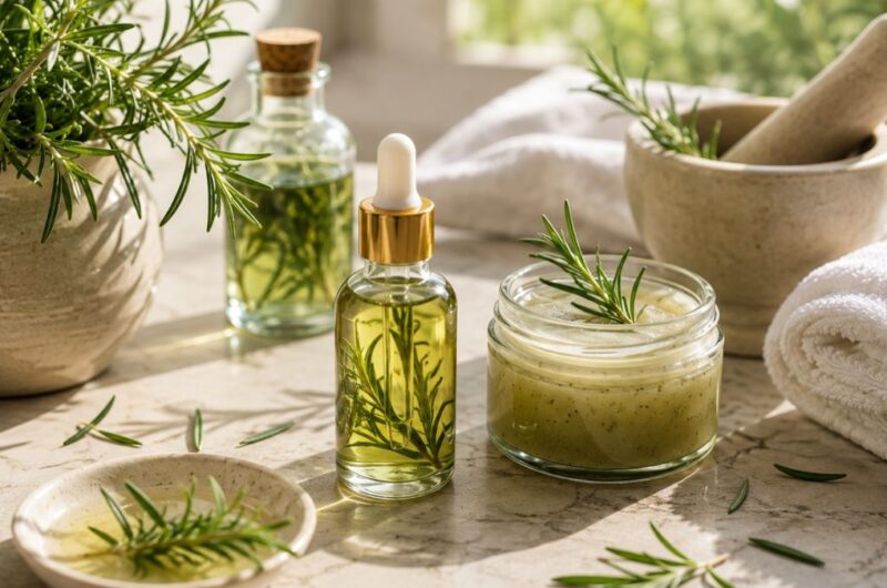 rosmarino per la pelle rimedi naturali