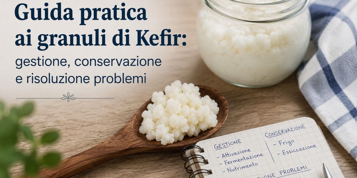 Granuli di kefir di latte freschi per la fermentazione casalinga