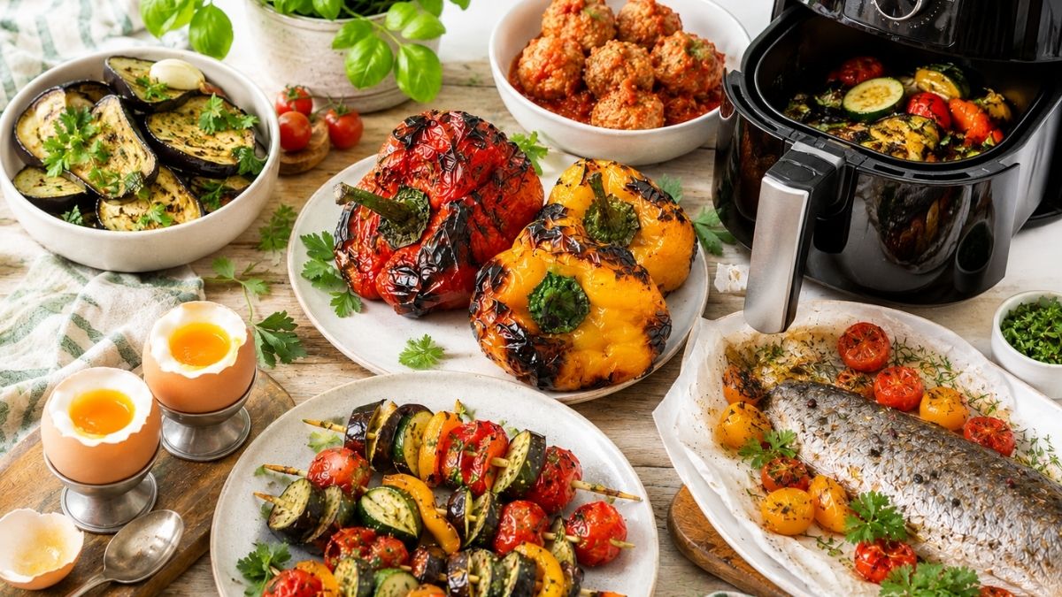 Ricette sane, facili e veloci preparate con la friggitrice ad aria