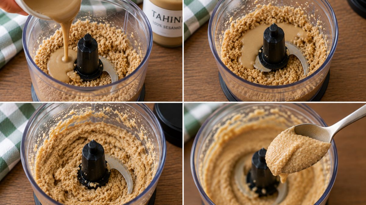 procedimento crema di sesamo dolce aggiunta della thaina